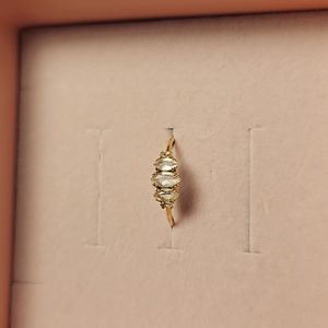 Local Eclectic white topaz ring